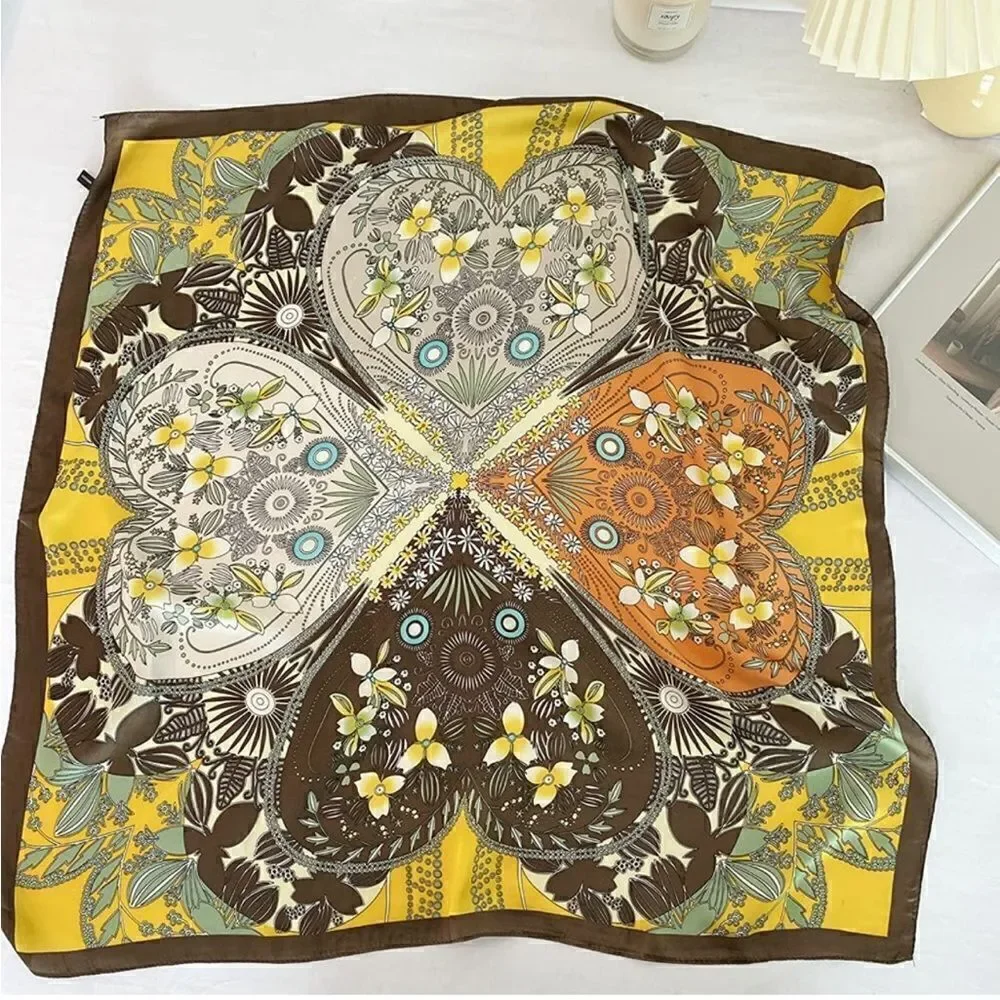 Four Leaf Clover Silky Scarf 🍀